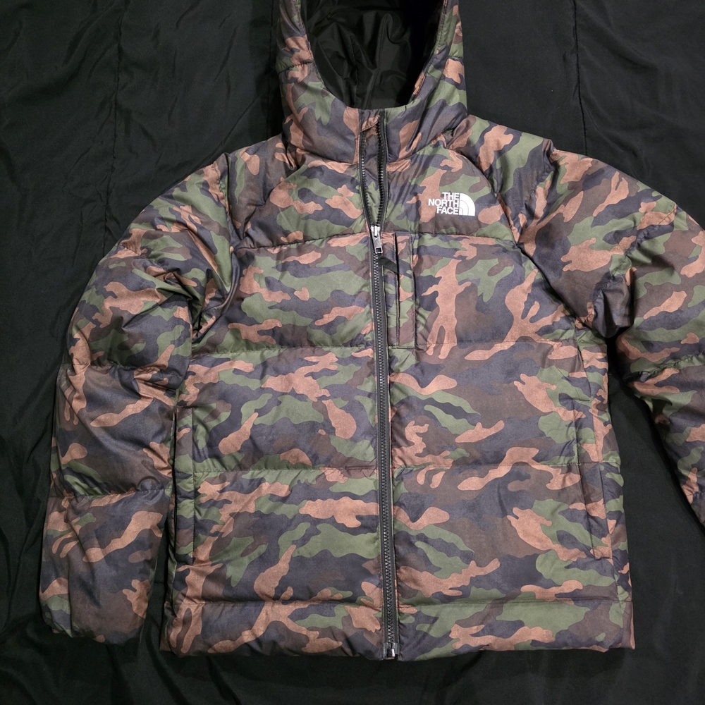 The North Face Kids Camouflage Puffer Jacket